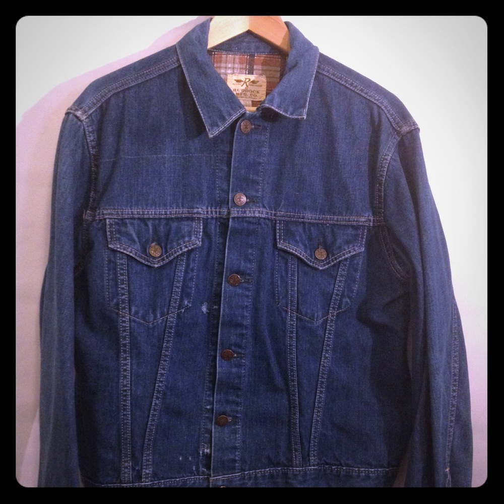Vintage Jean Jacket with flannel lining